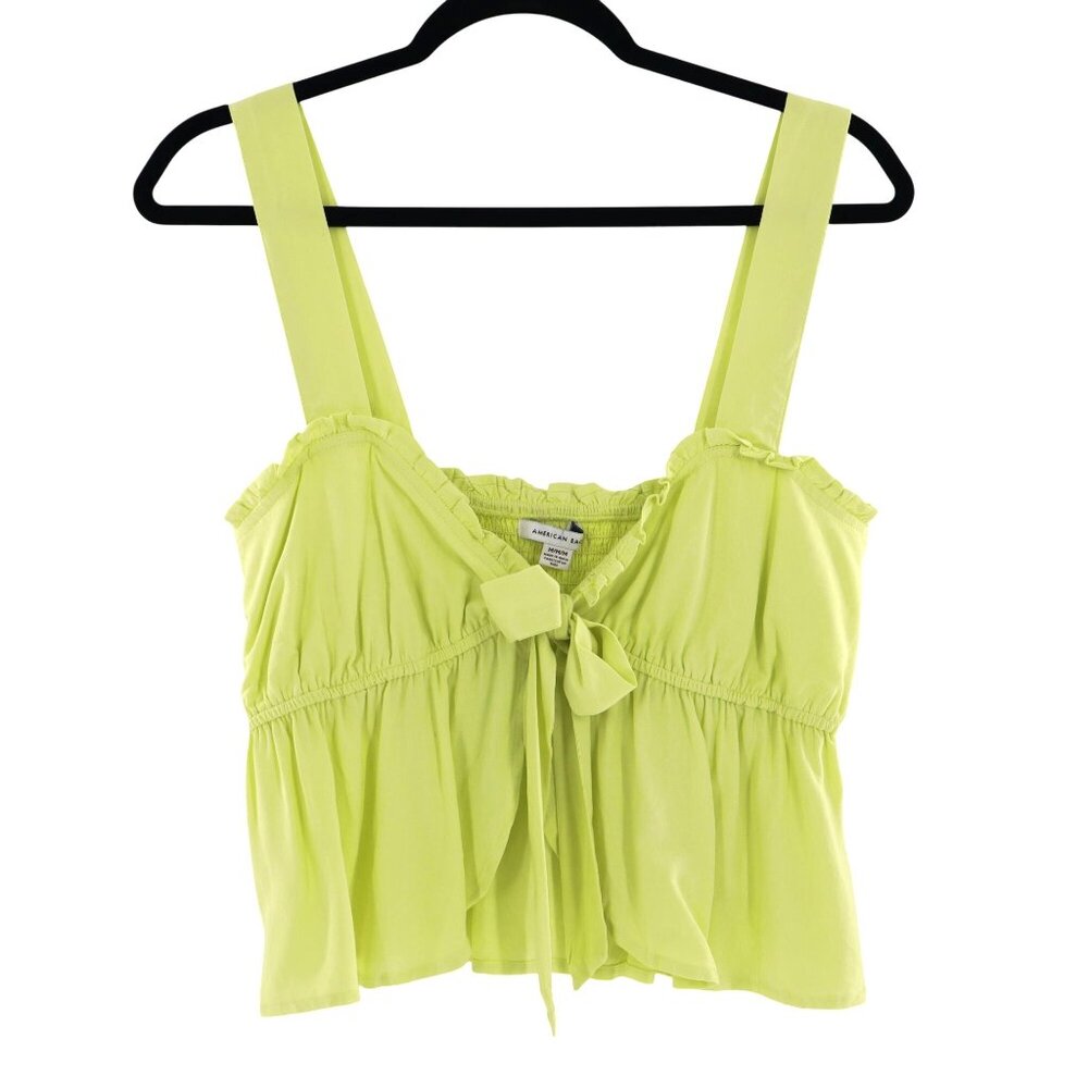 American Eagle Tank Top Womens M Green Beach Resort Cruise Summer NWOT